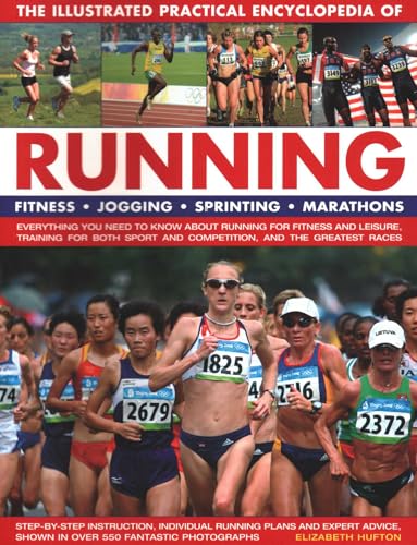 Book cover featuring runners in competition, titled "Running.
