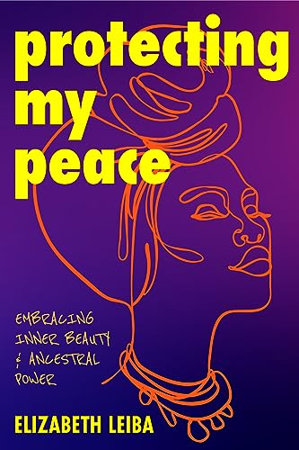 Book cover with orange line art of a woman’s face and headwrap.
