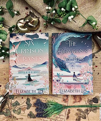 Two hardcover books by Elizabeth Lim featuring illustrative covers with East Asian themes.