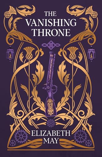 Book cover: ornate gold design with a flintlock pistol and title.