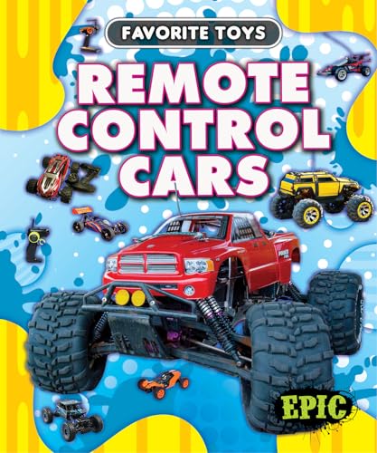 Colorful cover displaying various remote control cars and a controller.