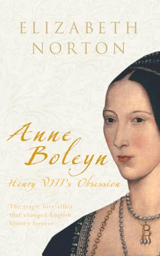 Book cover featuring a portrait of Anne Boleyn, with gold lettering.