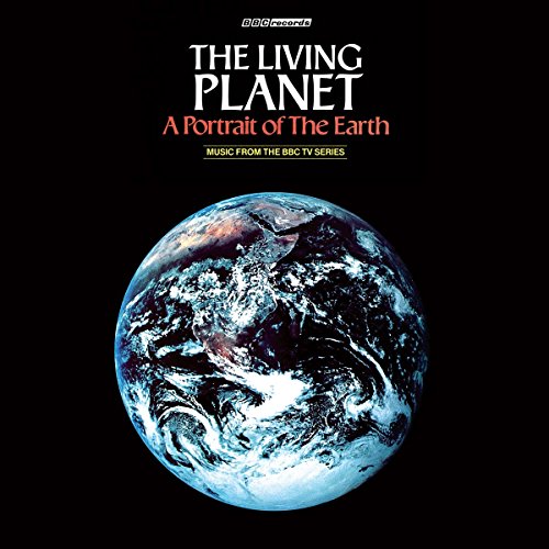 Album cover for "The Living Planet" featuring a view of Earth.