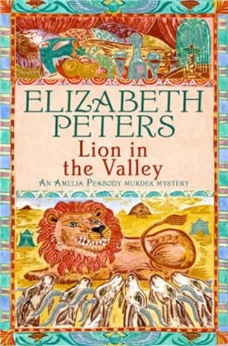 Book cover: Lion in the Valley, with a lion and dogs.