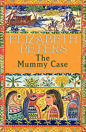 Book cover with Egyptian-style illustrations of figures, animals, and pyramids in a decorative border.