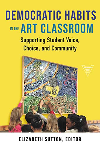 Book cover with children reaching towards a colorful mosaic artwork.