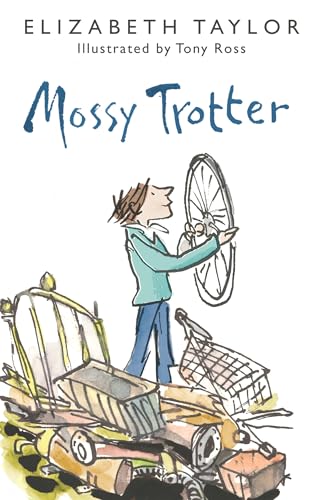 Book cover: boy holding a bicycle wheel above junked car parts.