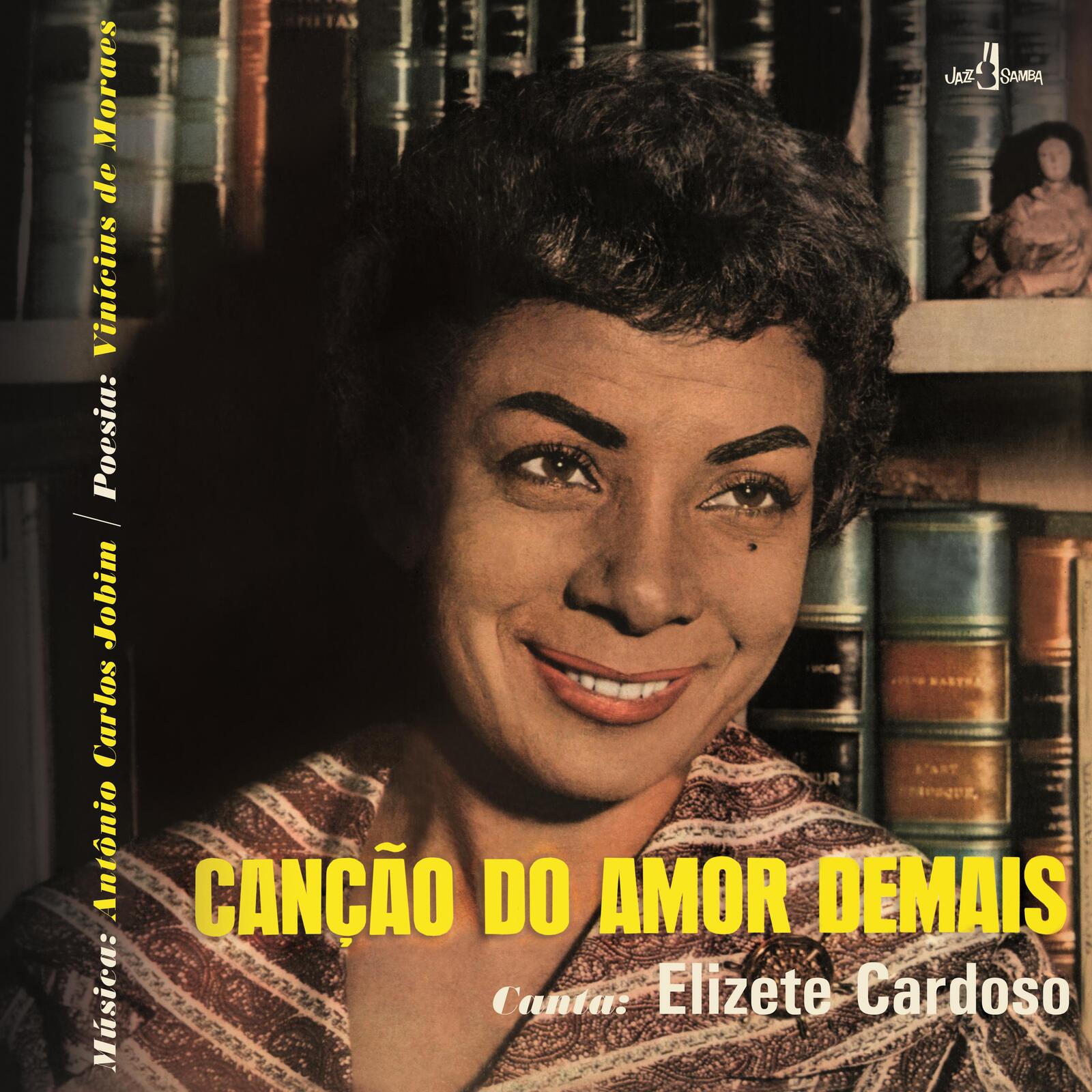 Vinyl album cover featuring Elizete Cardoso portrait with books and text.