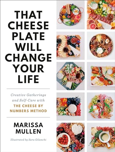 Book cover featuring colorful, artfully arranged cheese and fruit plates.