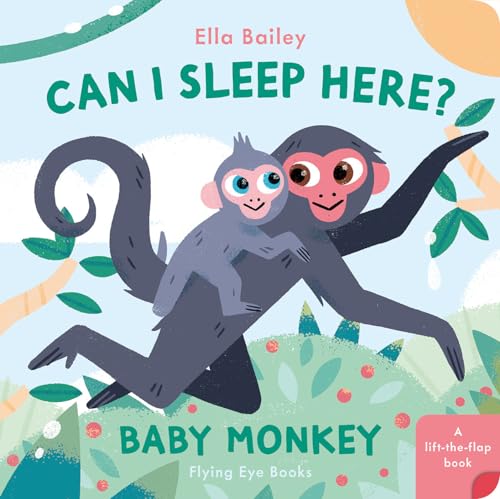 Book cover with a baby monkey clinging to its mother in a jungle.