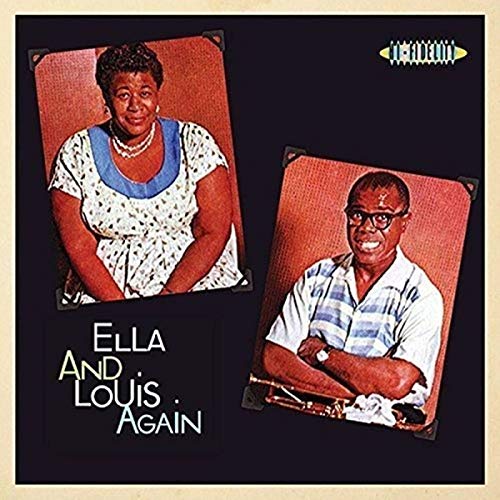 Album cover featuring portraits of Ella Fitzgerald and Louis Armstrong.