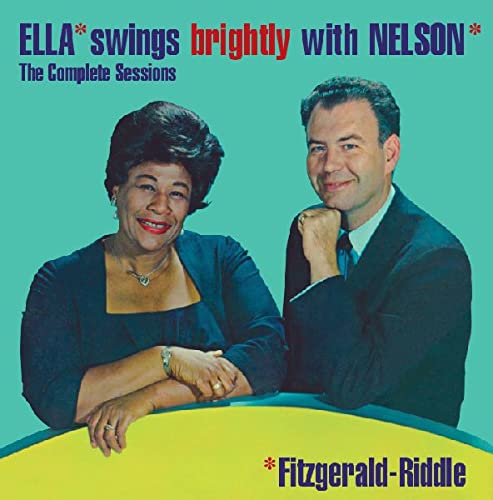 Ella Fitzgerald and Nelson Riddle album cover, smiling portraits.