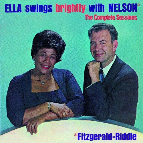 Album cover featuring Ella Fitzgerald and Nelson Riddle against a green background.