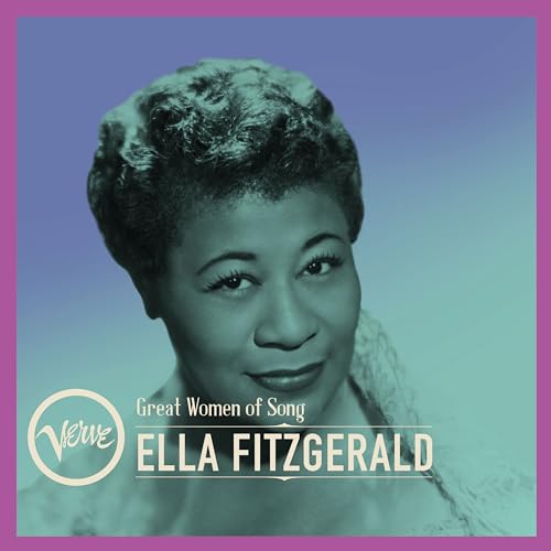 Portrait of Ella Fitzgerald, album cover for “Great Women of Song.”