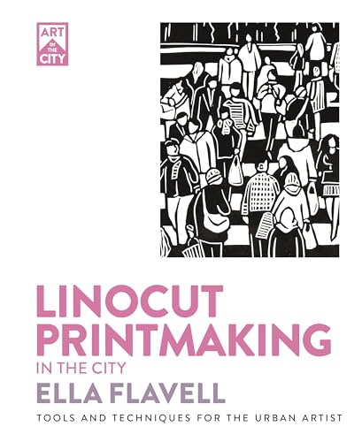Book cover featuring a black and white linocut illustration of a crowd of people.