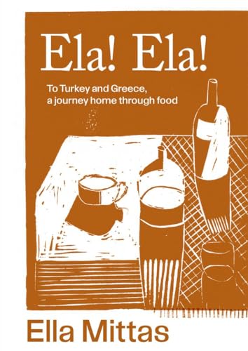 Book cover with coffee cup, bottle, and textured background in orange tones.