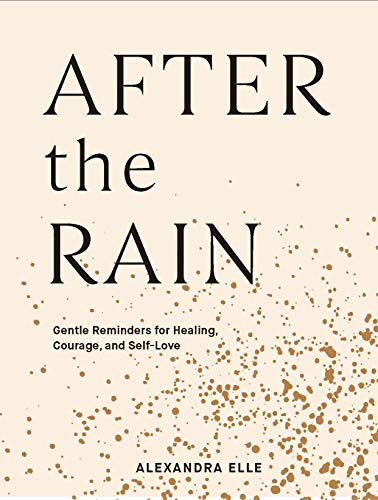 Book cover with dark text on a speckled beige background.