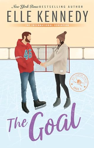 Book cover: illustrated couple ice skating, with title "The Goal".