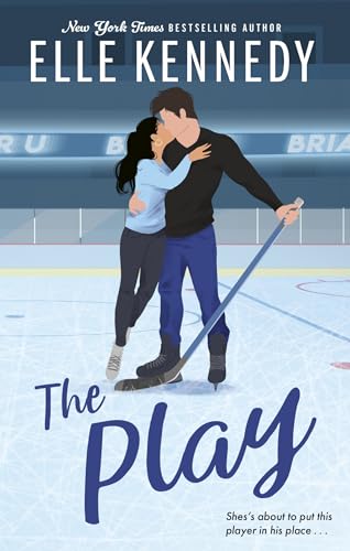 Book cover: couple embracing on an ice rink, titled "The Play".