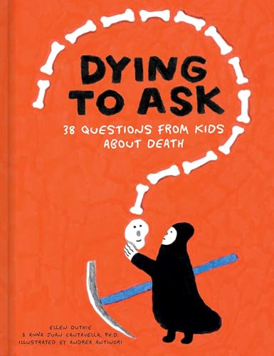 Book cover with a Grim Reaper figure and bone-shaped question mark.