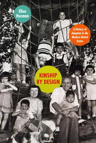 Book cover: vintage photo of children and adults, adoption history theme.