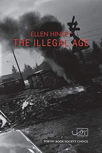 Book cover: black and white photo of a building on fire.