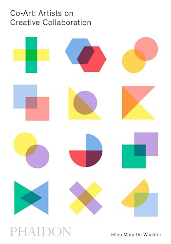 Book cover with overlapping colorful geometric shapes and title text.