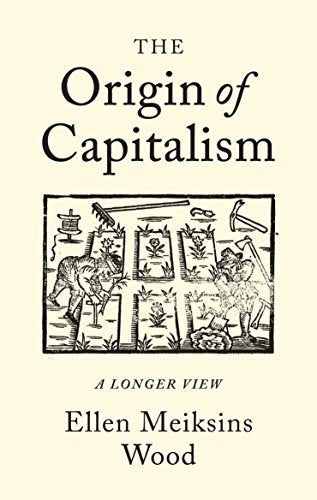 Book cover: "The Origin of Capitalism" with historical illustration.