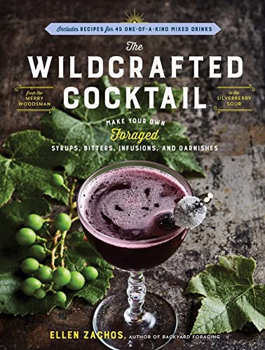 Book cover featuring a cocktail glass surrounded by green foliage.