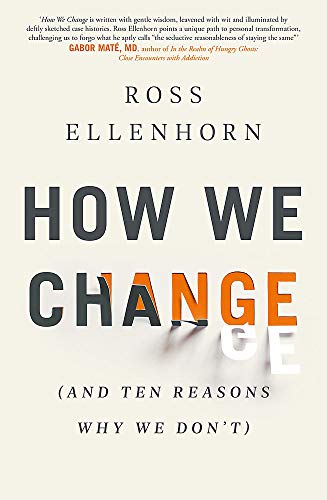 Book cover: "How We Change" by Ross Ellenhorn, with bold typography.