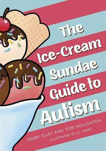 Book cover with colorful ice cream sundae illustration and title text.