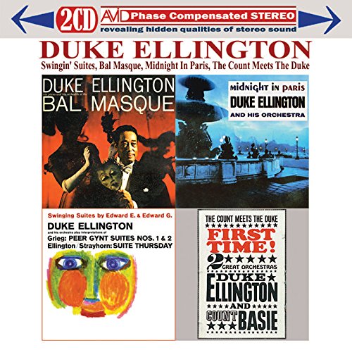 Album cover featuring four Duke Ellington record sleeves arranged in a grid.
