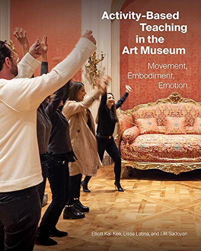 Book cover featuring people moving in front of ornate furniture.