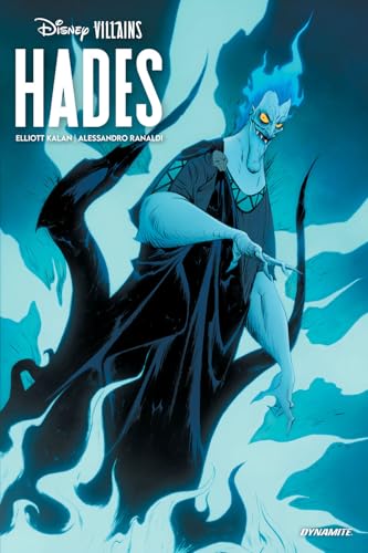 Blue-skinned Hades from Disney’s *Hercules* in a dramatic, illustrated pose.
