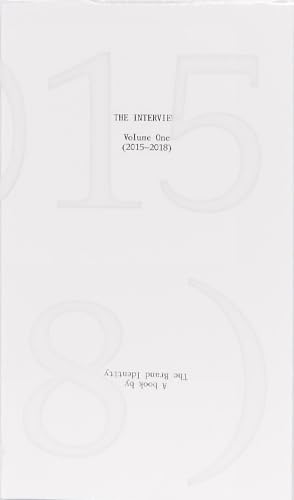 White book cover with large numbers “15” and title “The Interviews: Volume One”.