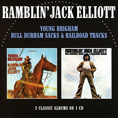 Album cover featuring Ramblin' Jack Elliott on horseback and standing with guitar.