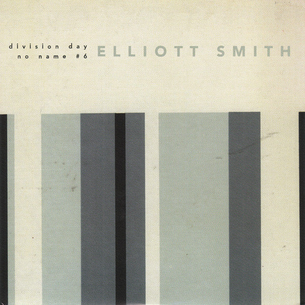 Elliott Smith's "Division Day" album cover with vertical stripes.
