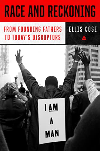 Book cover: “Race and Reckoning” with a protest image and text.