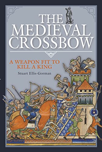 Book cover depicting a medieval siege with crossbowmen and castle defense.