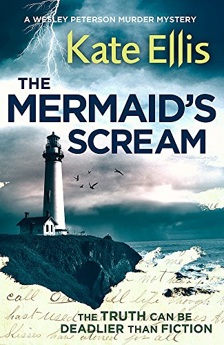 Book cover featuring a lighthouse on a cliff under a stormy sky with lightning.