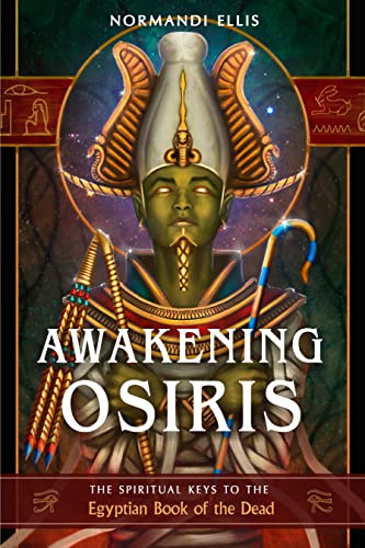 Book cover featuring an illustration of the Egyptian god Osiris against a starry background.