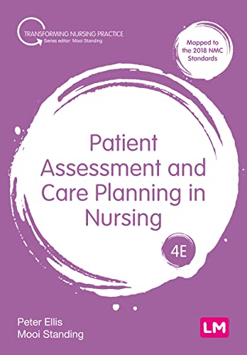 Purple book cover with white text: "Patient Assessment and Care Planning in Nursing.