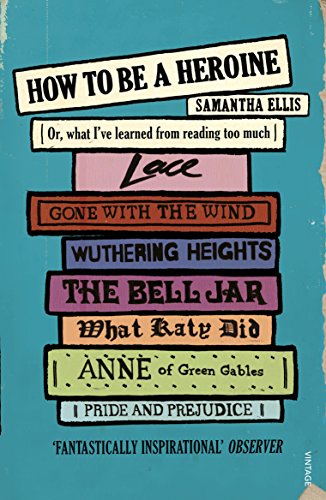 Book cover with stacked, illustrated classic novels and bold title text.