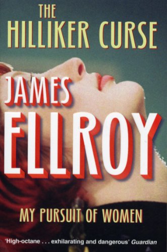 Book cover: "The Hilliker Curse" by James Ellroy, with a woman’s face.