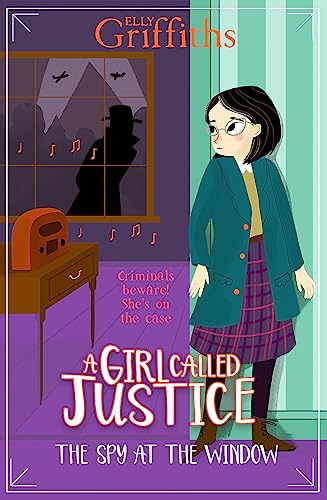Book cover: girl in coat looks at shadowy figure by a window.