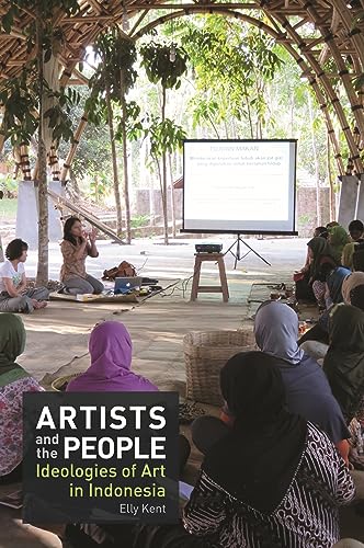 Book cover with a lecture scene and title: "Artists and the People.