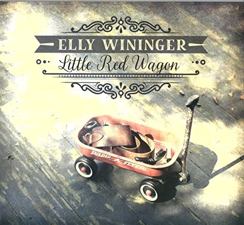 CD cover for Elly Wininger’s “Little Red Wagon” featuring a toy wagon.