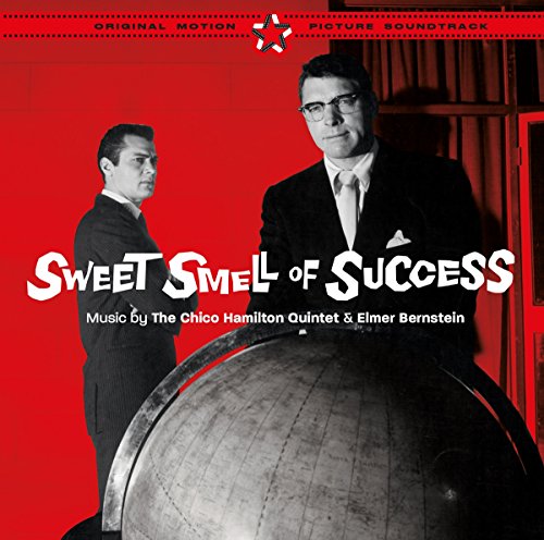 CD cover for "Sweet Smell of Success" soundtrack featuring two men in suits.