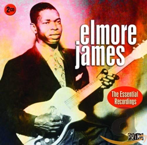 Elmore James album cover featuring a man playing a guitar.