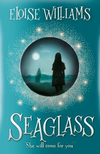 Book cover: girl on beach looking at the sea under a starry sky.